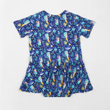 Mermaid Dreams Bodysuit Twirl Dress