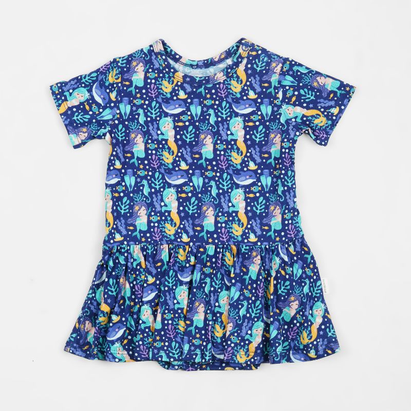 Mermaid Dreams Bodysuit Twirl Dress