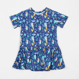 Mermaid Dreams Bodysuit Twirl Dress