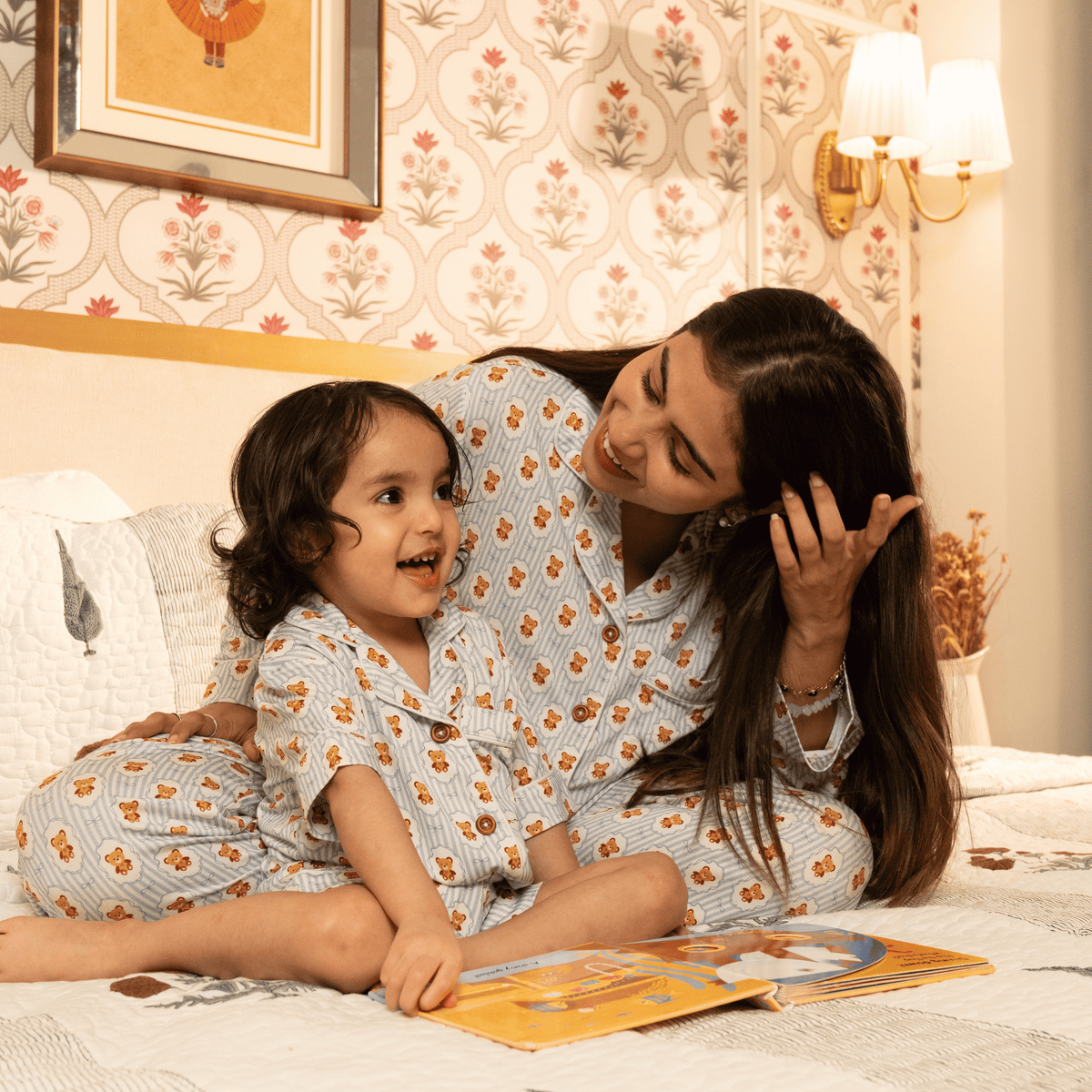 Teddy Tales Half PJ Set