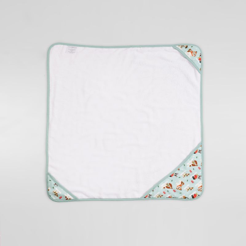 Puppy Love Blue Bamboo Hooded Towel