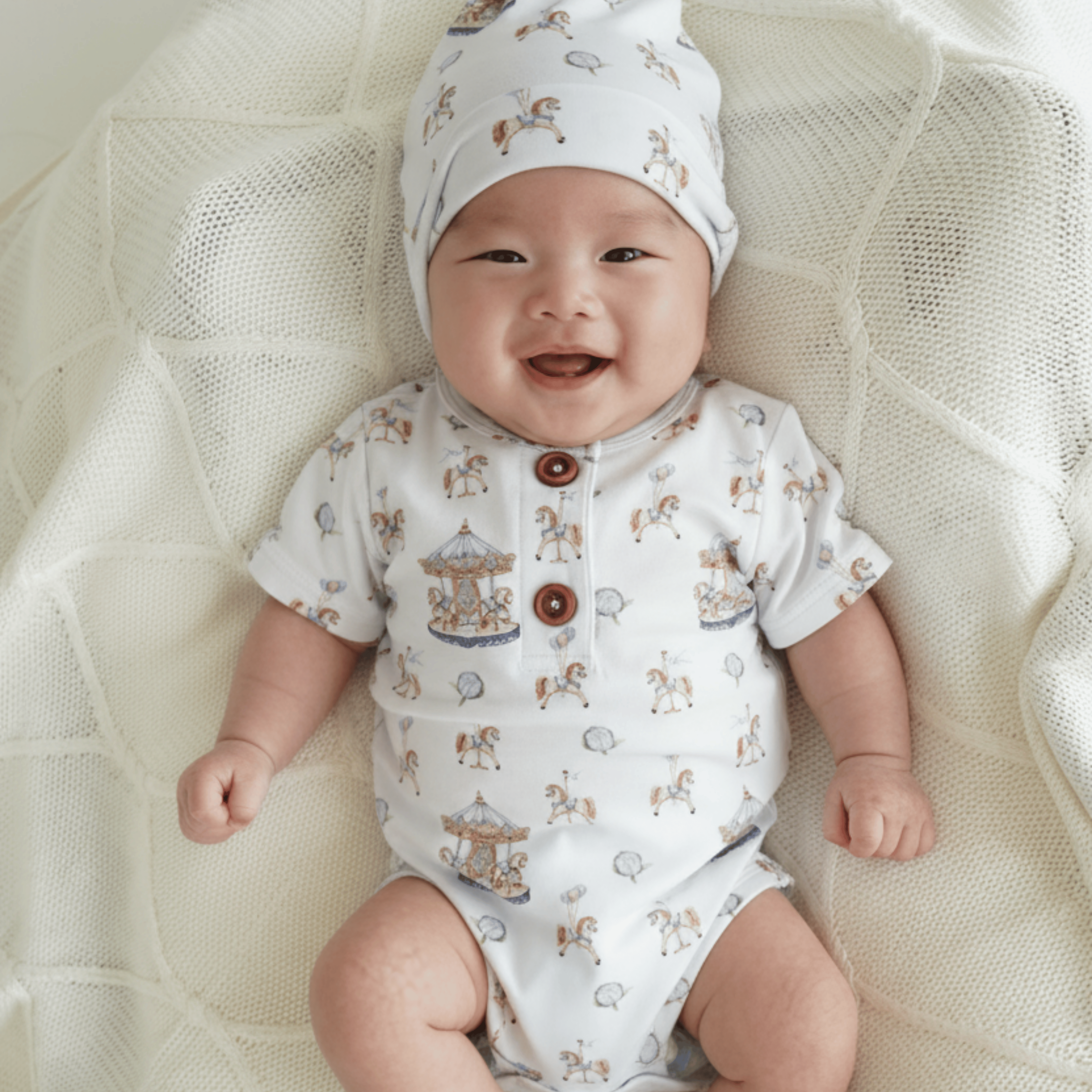Carousel Blue Onesie