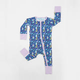 Mermaid Dreams Long Sleeves Zipper Romper