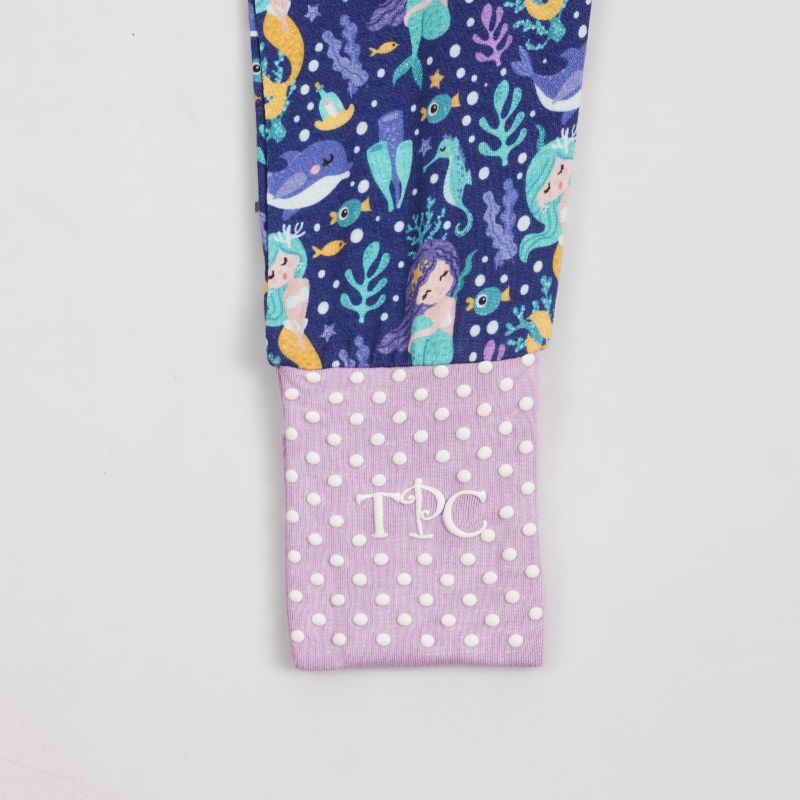 Mermaid Dreams Long Sleeves Zipper Romper