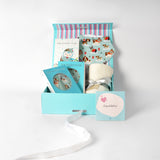 HOSPITAL TO HOME BABY BOY GIFT SET - Puppy Love Blue