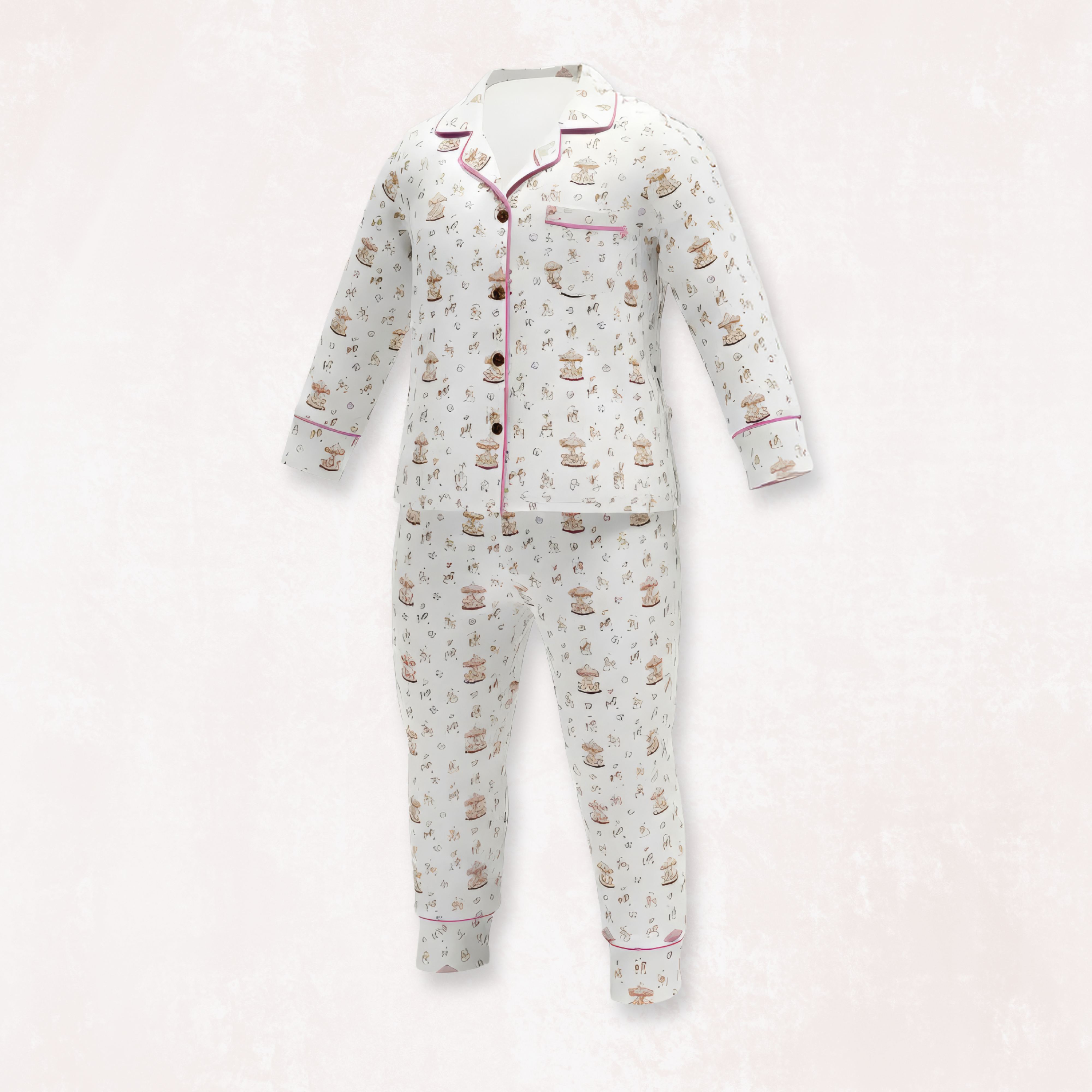Carousel Rose Adult PJ