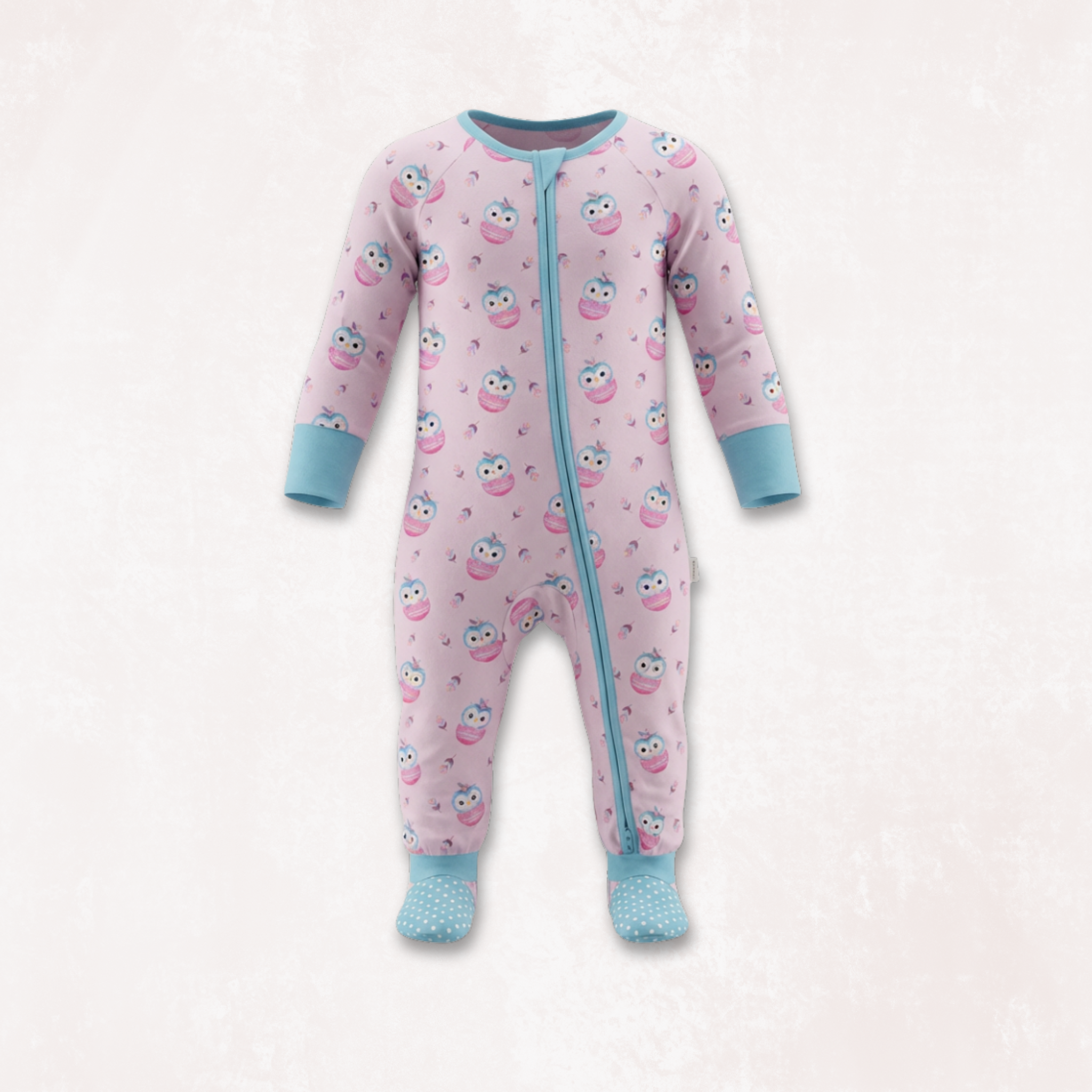 Owlster Long Sleeves Zipper Romper