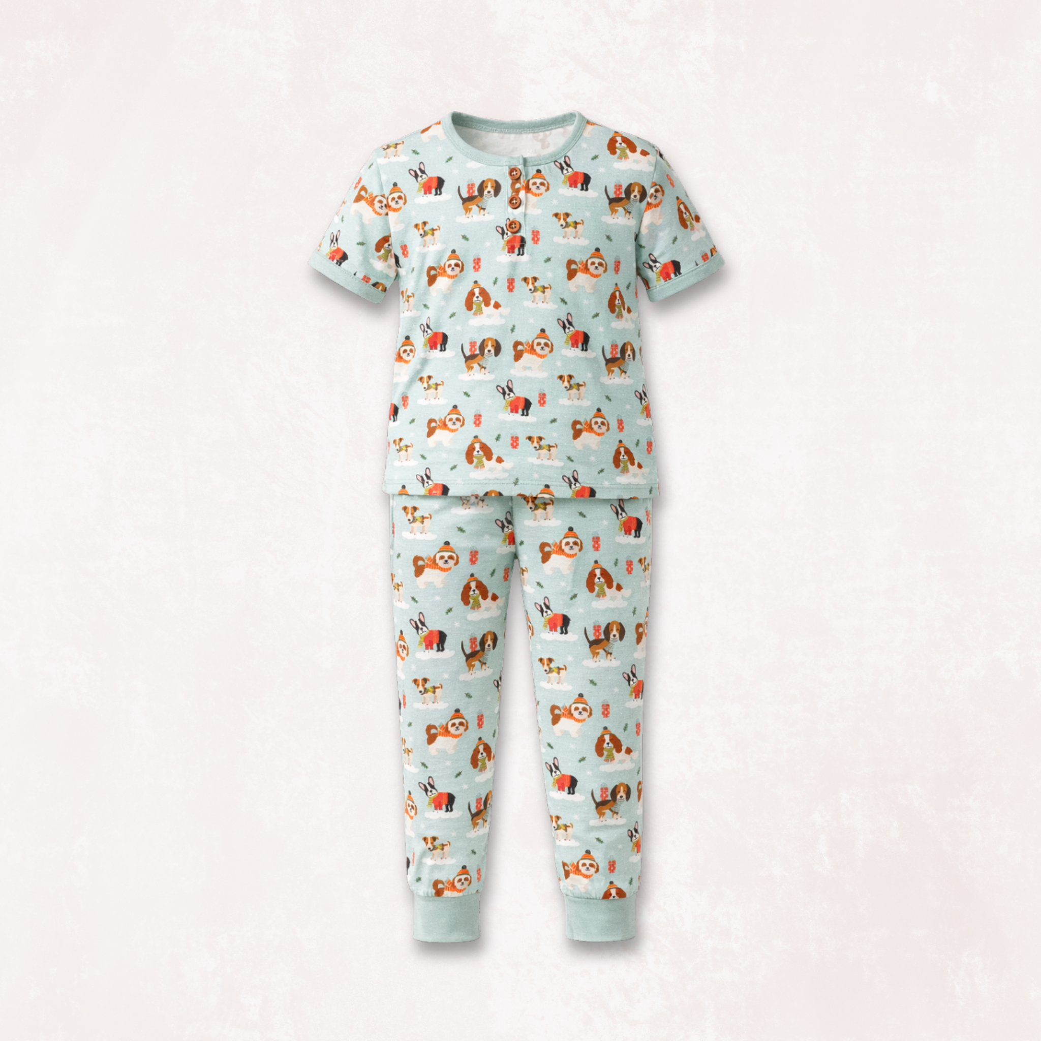 Puppy Love Blue PJ Set