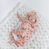 Puppy Love Pink Bamboo Hooded Towel