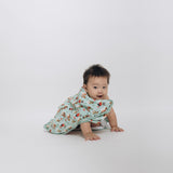 Puppy Love Blue Bamboo Hooded Towel