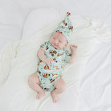 Puppy Love Blue Newborn Onesie