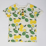 Lemon Angel with Buttons & Frills |PJ Set