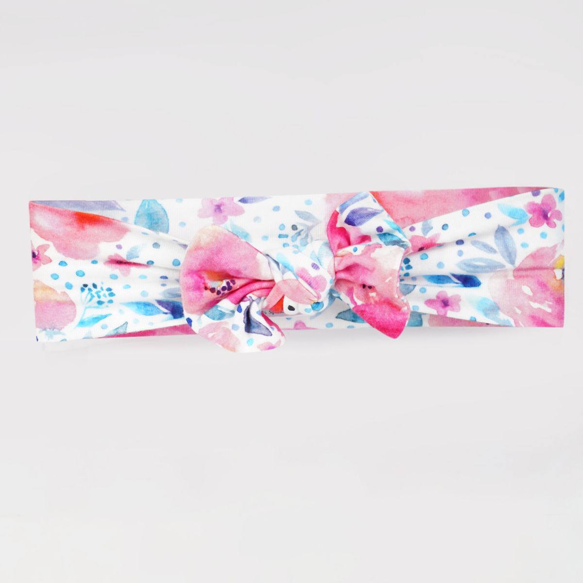 Pink Rose Swaddle Blanket and Headband Set