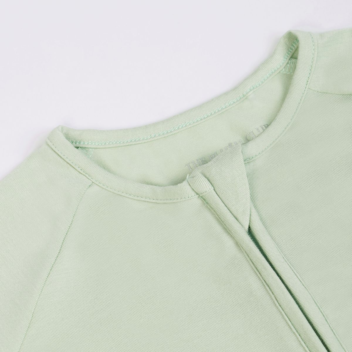 Signature Long Sleeves Zipper Romper (Mint Green)