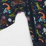 Cycle Safari Long Sleeves Zipper Romper