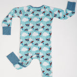 Jet Set Go Long Sleeves Zipper Romper