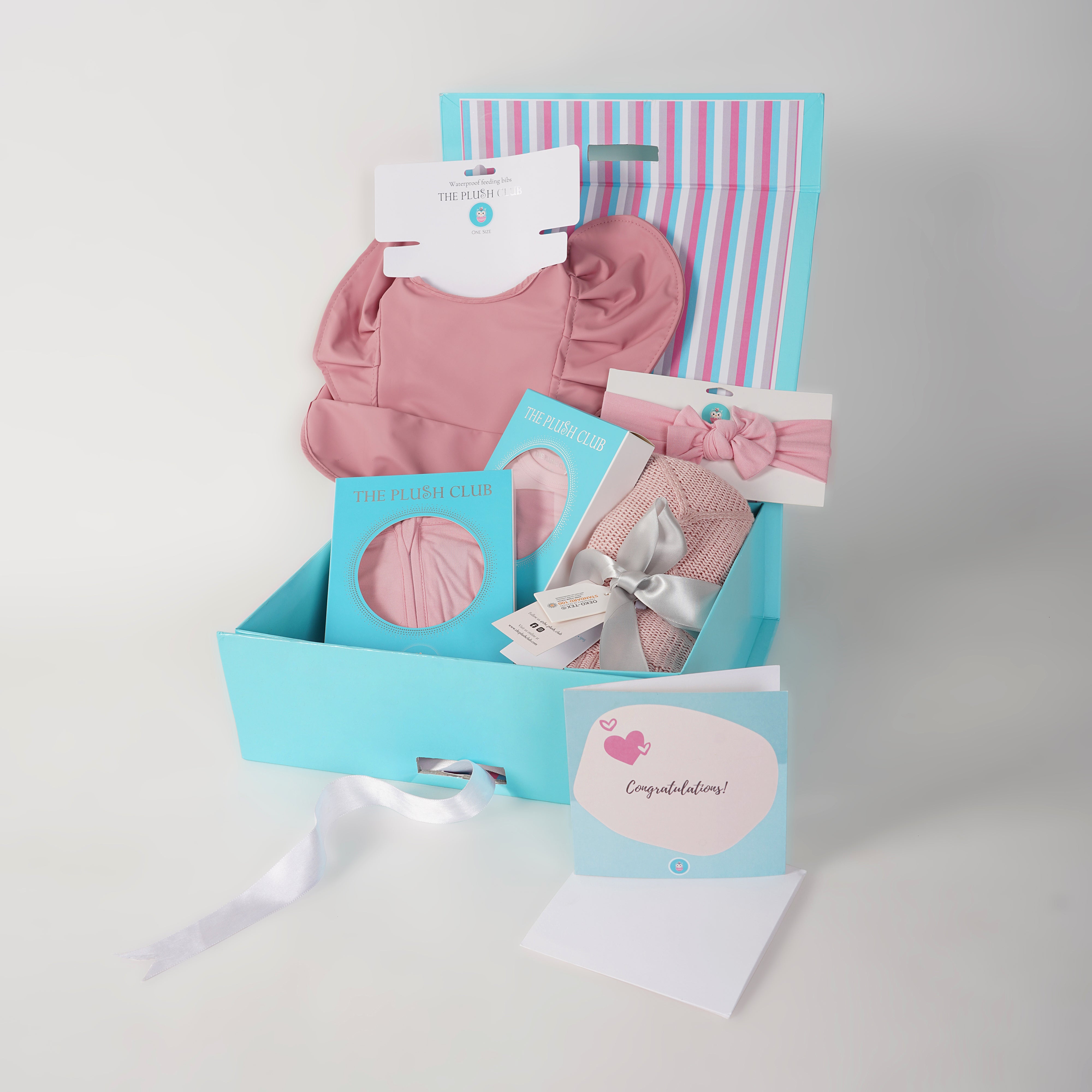 New Born Essentials Baby Girl Premium Gift Set
