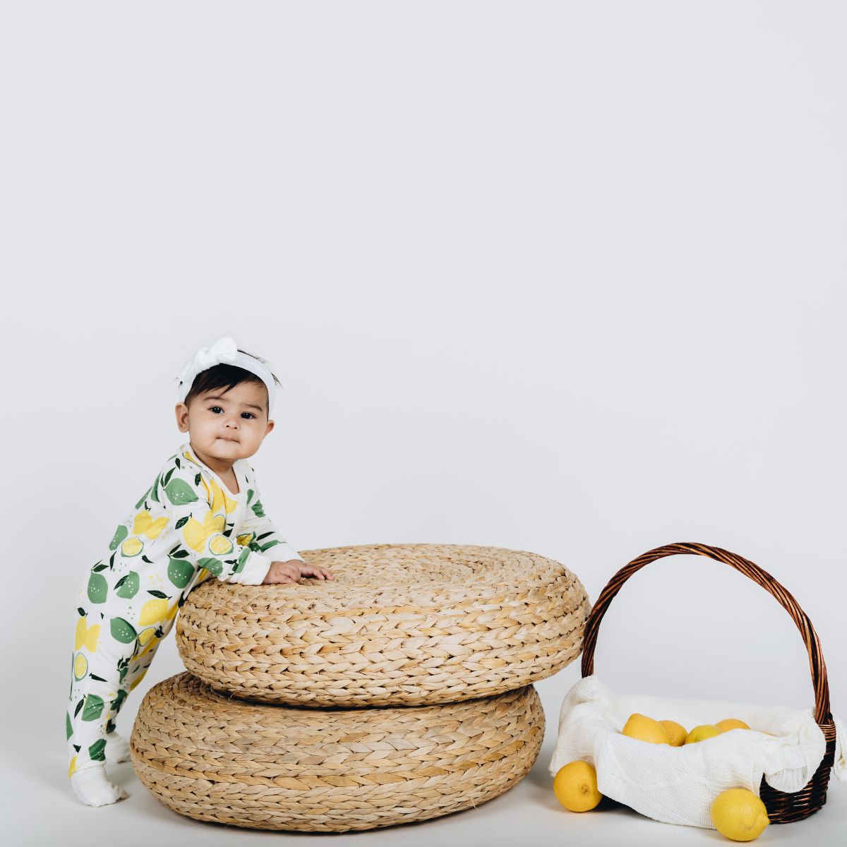 Lemon Angel Long Sleeves Zipper Romper