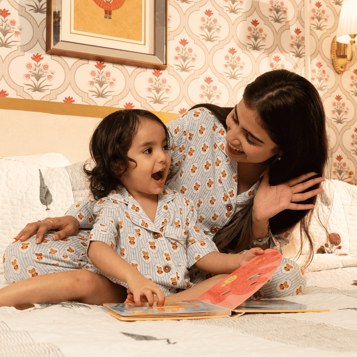 Teddy Tales Half PJ Set