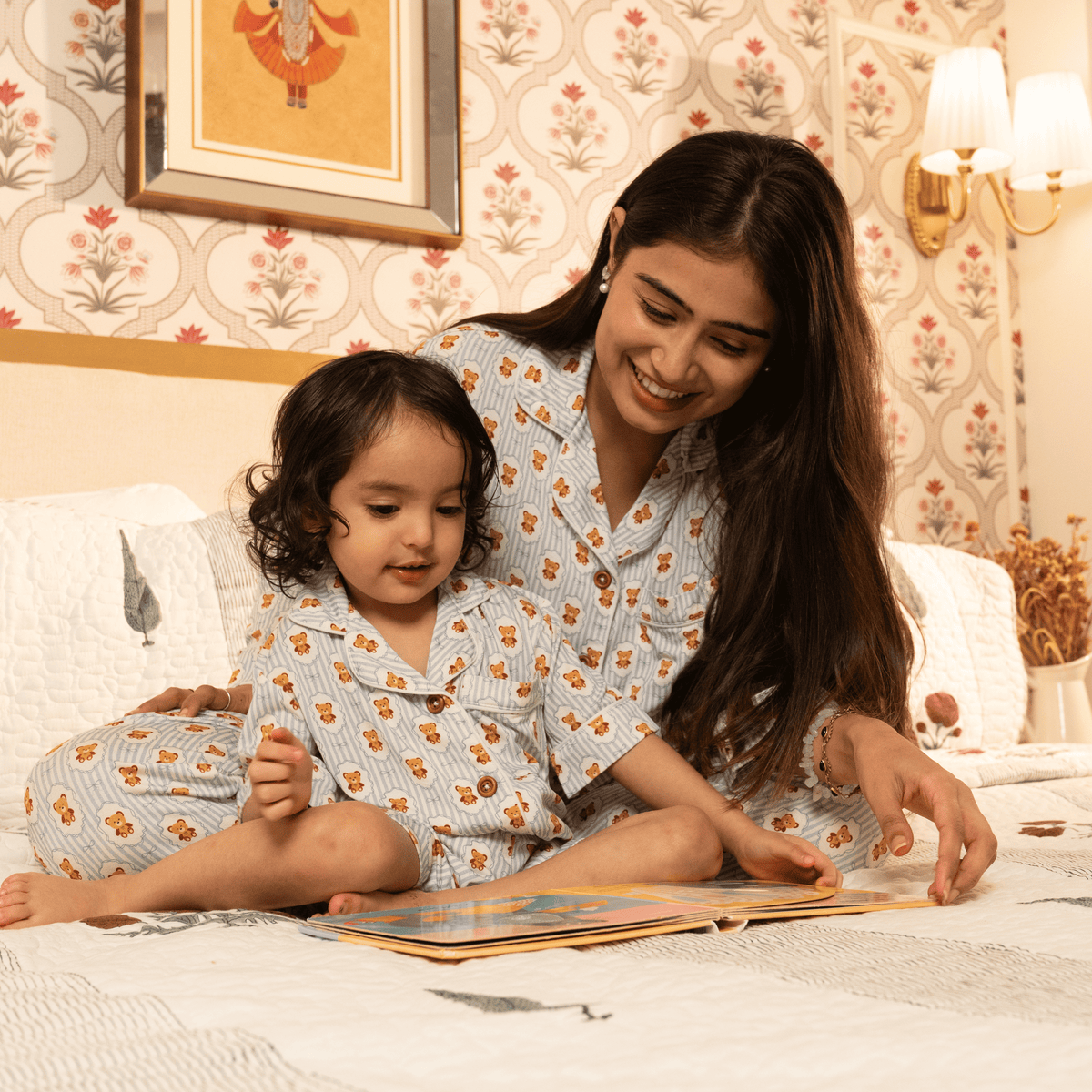 Teddy Tales Half PJ Set