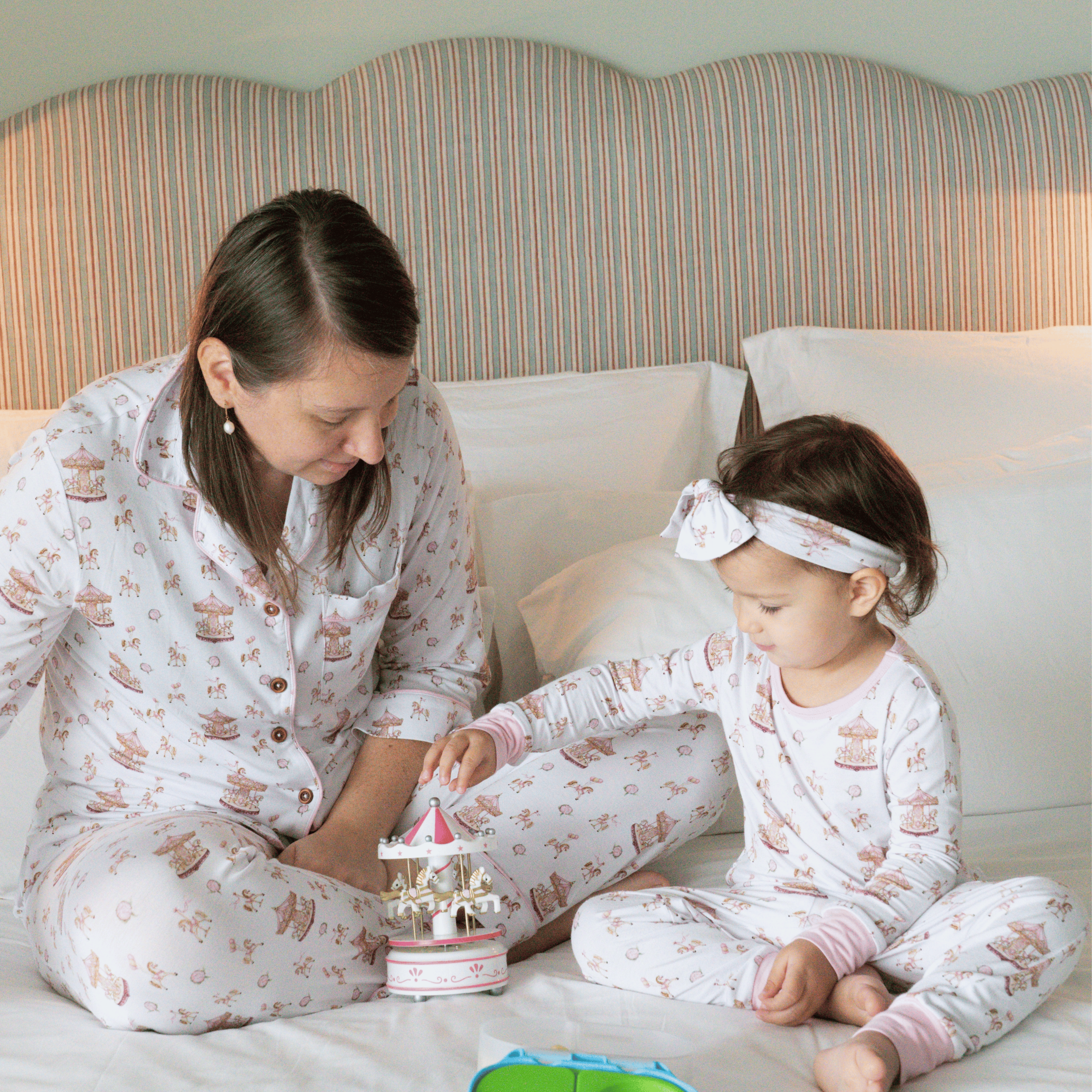 Carousel Rose Pajama Set