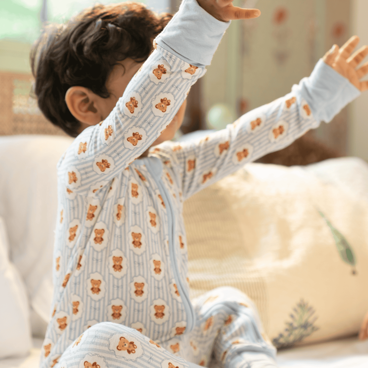 Teddy Tales  Long Sleeves Zipper