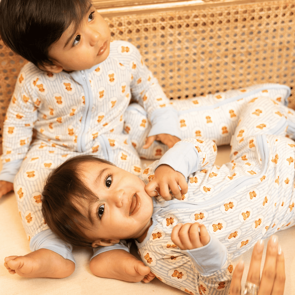 Teddy Tales  Long Sleeves Zipper