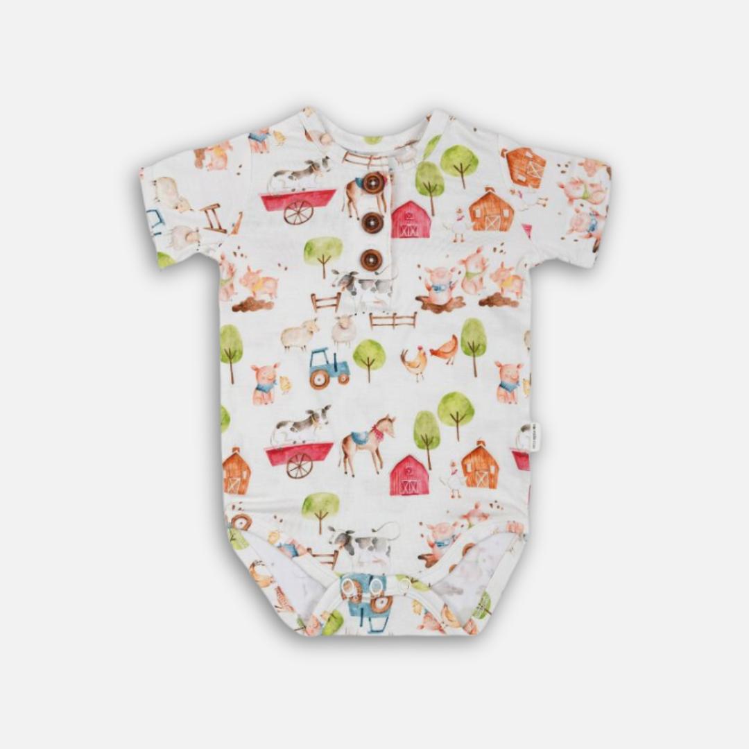 Farm Buddies Newborn Onesie