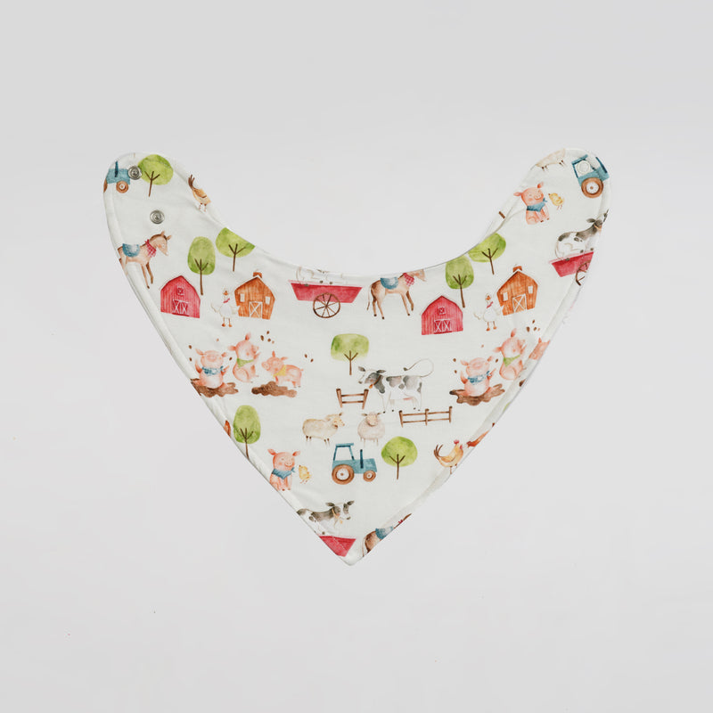 Farm Buddies Bandana Baby Bib