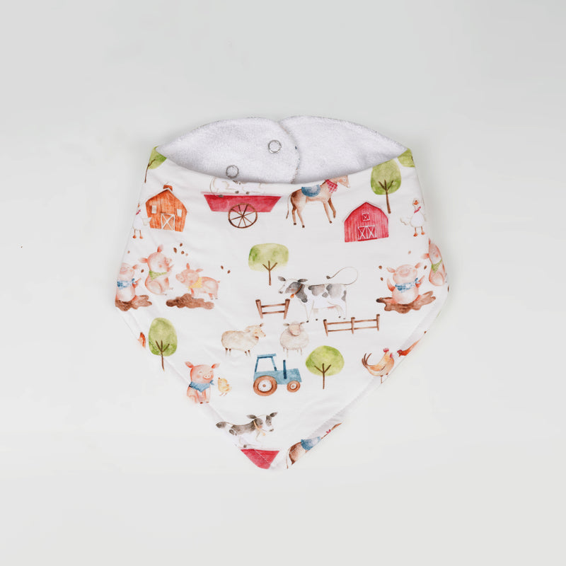 Farm Buddies Bandana Baby Bib