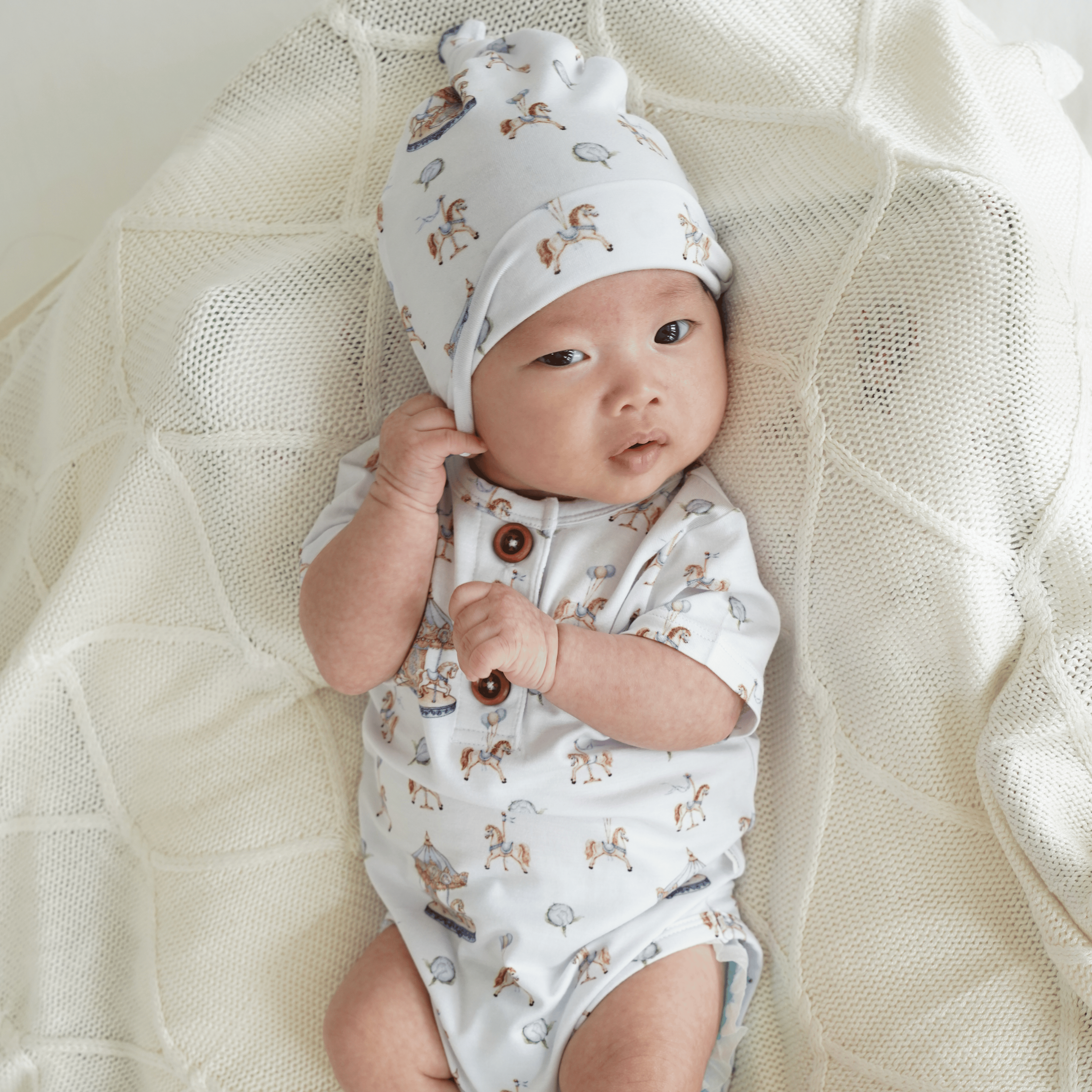 Carousel Blue Onesie