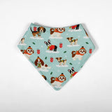 Puppy Love Blue Bandana Baby Bib