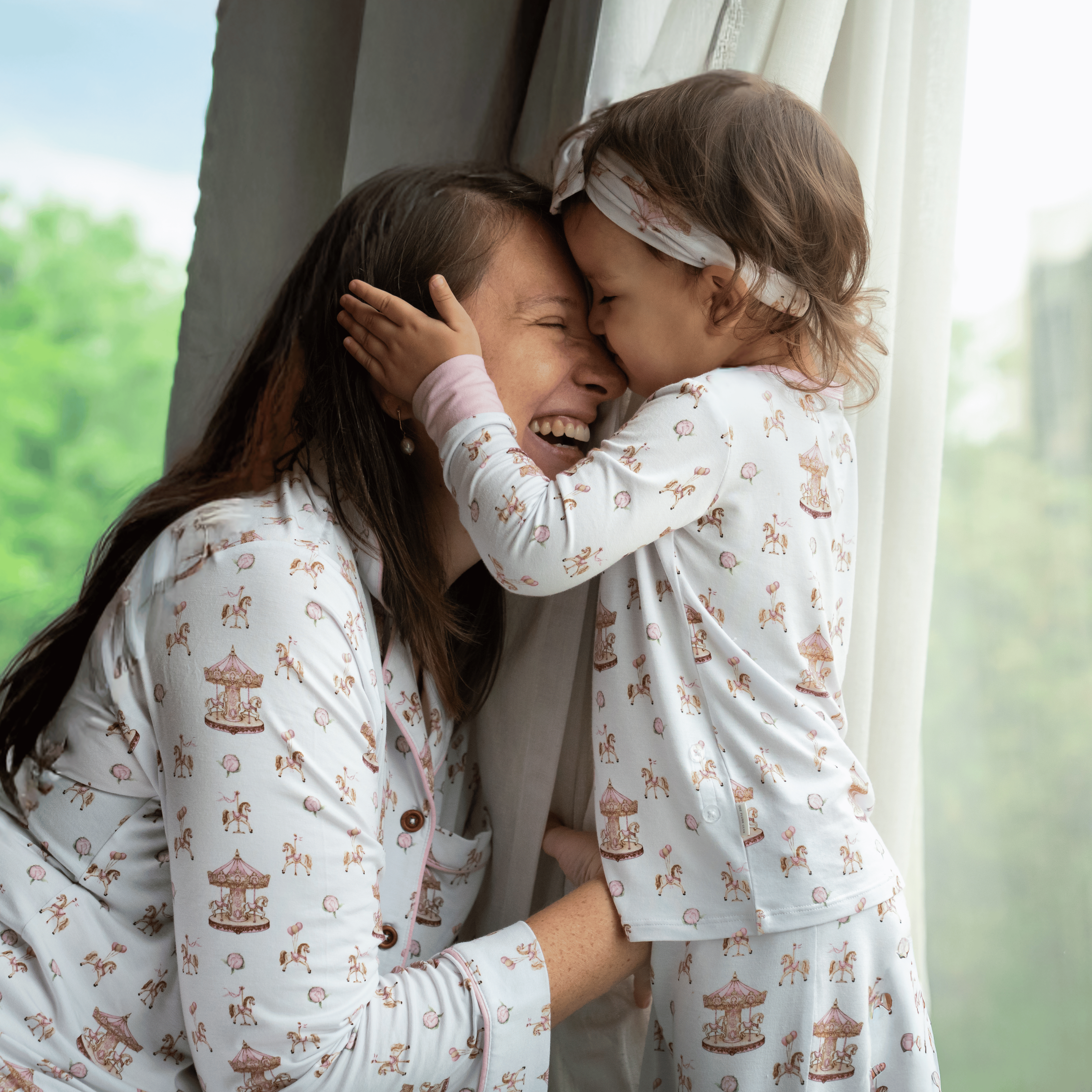 Carousel Rose Pajama Set