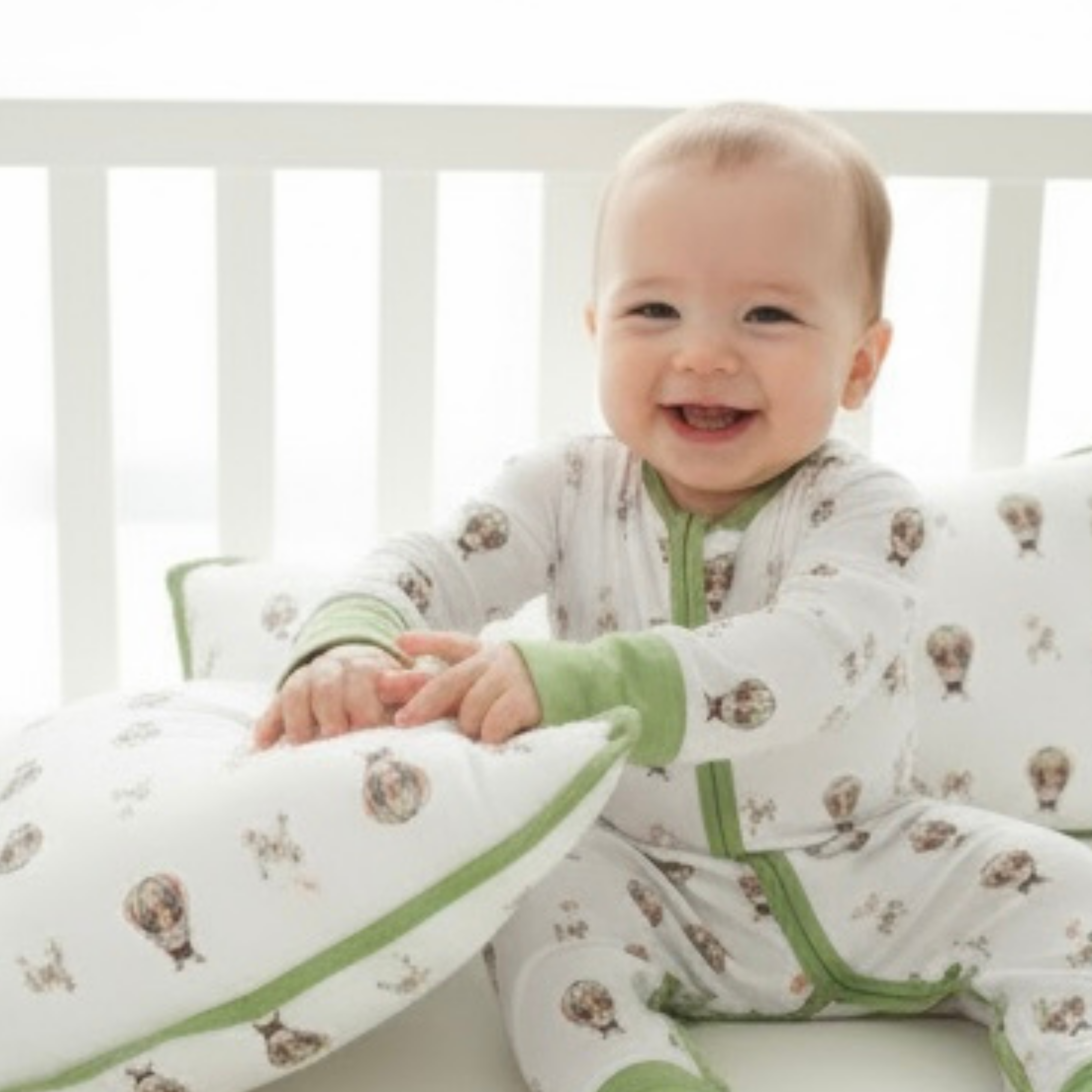 Owl Voyage Bamboo Baby Pillow