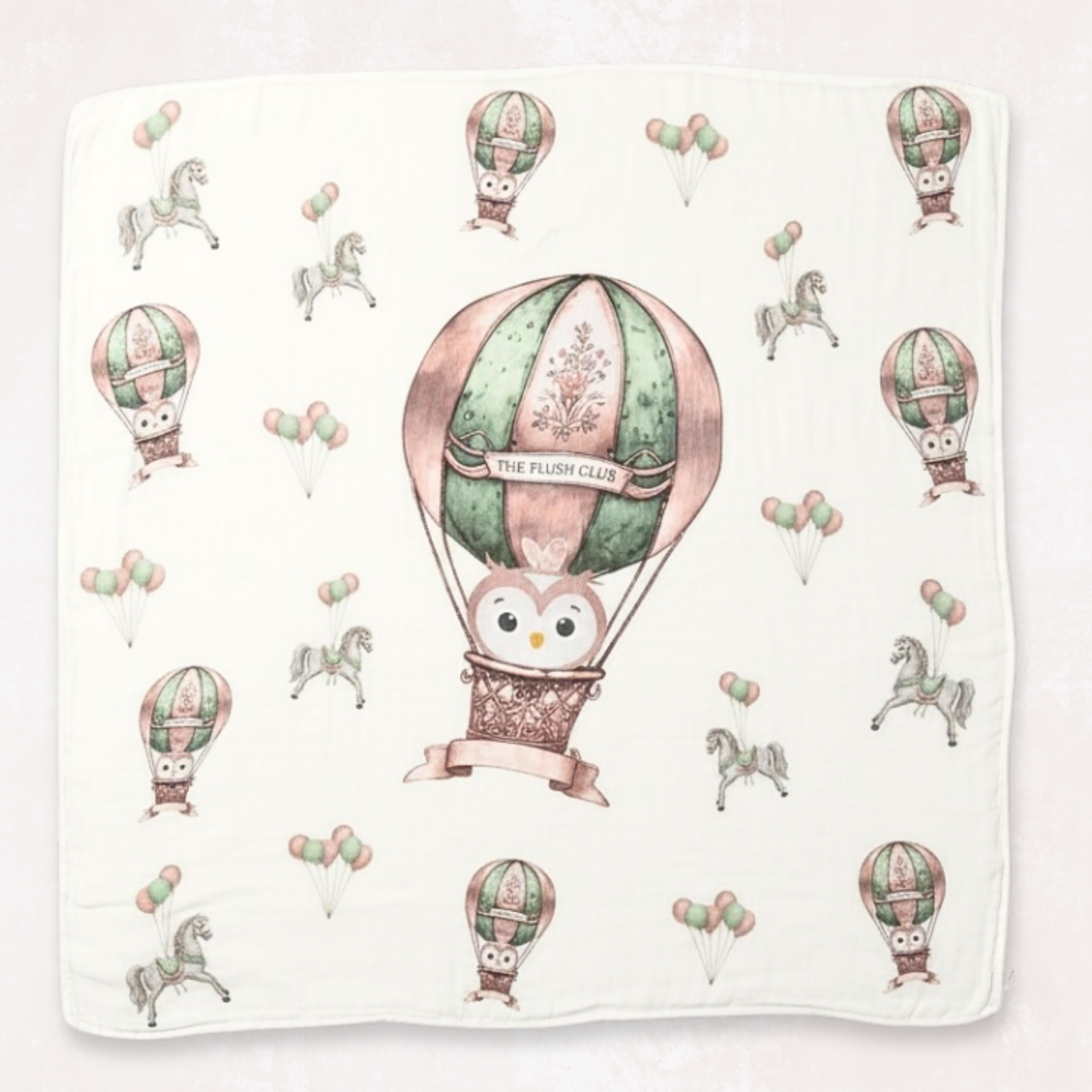 Owl Voyage Bamboo Muslin Swaddle