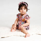 Blackrose & Signature Pink & Cocolove Half Sleeves Zipper Rompers combo