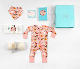 HOSPITAL TO HOME BABY GIRL GIFT SET - Puppy Love Pink