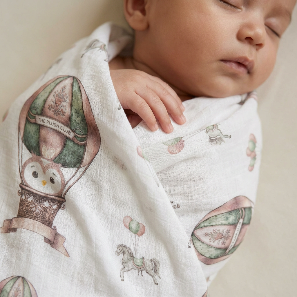 Owl Voyage Bamboo Muslin Swaddle