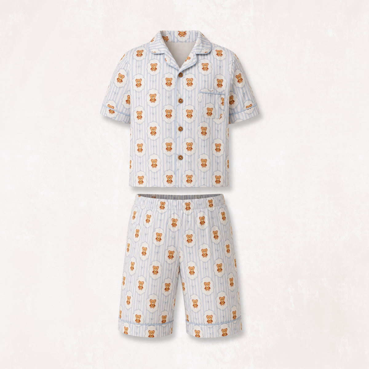 Teddy Tales Half PJ Set