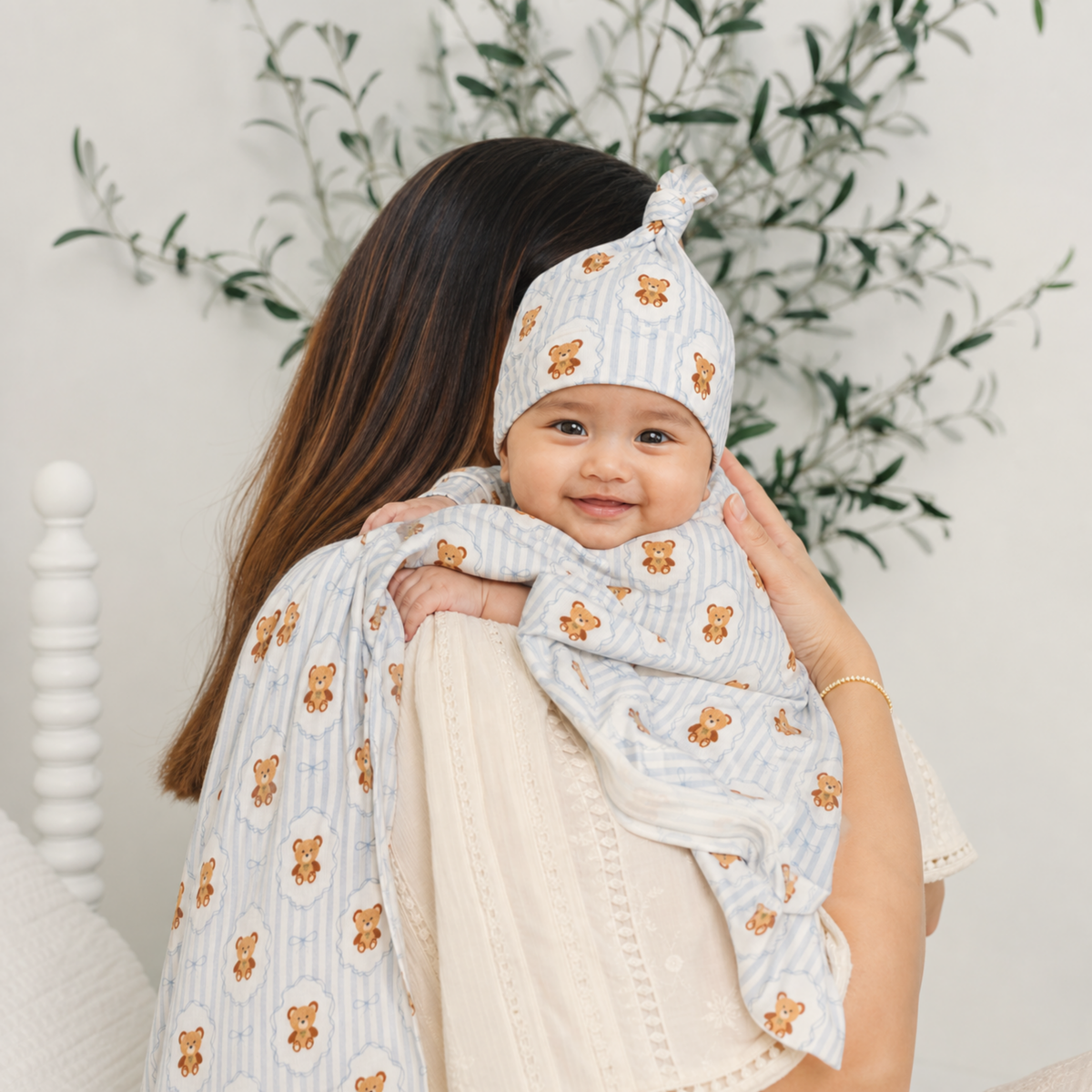Teddy Tales Beanie (Baby boy hat)