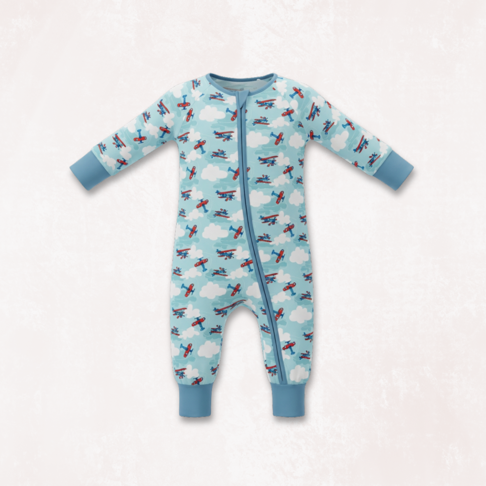 Jet Set Go Long Sleeves Zipper Romper