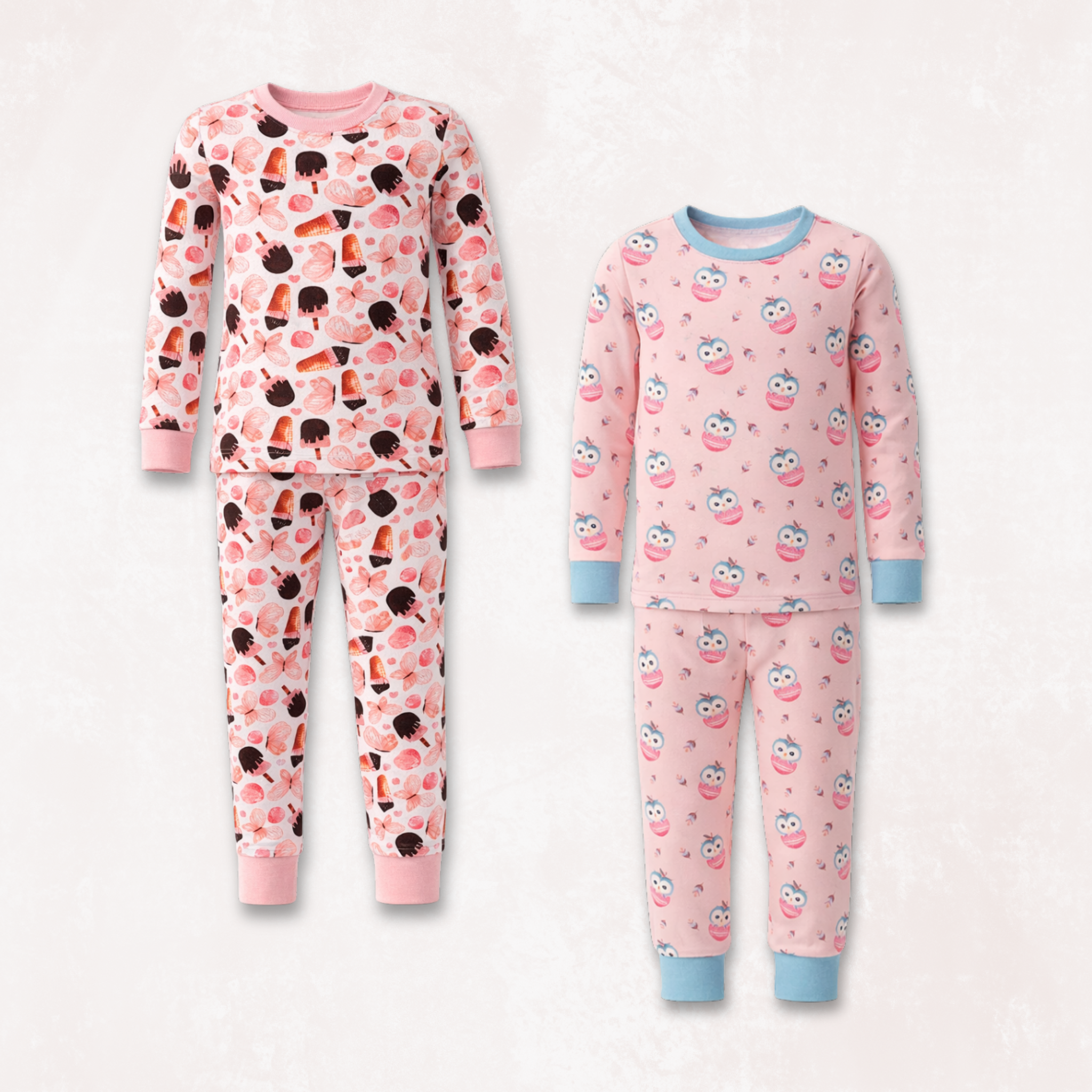 Butterchoc & Owlster Pajama Set Combo