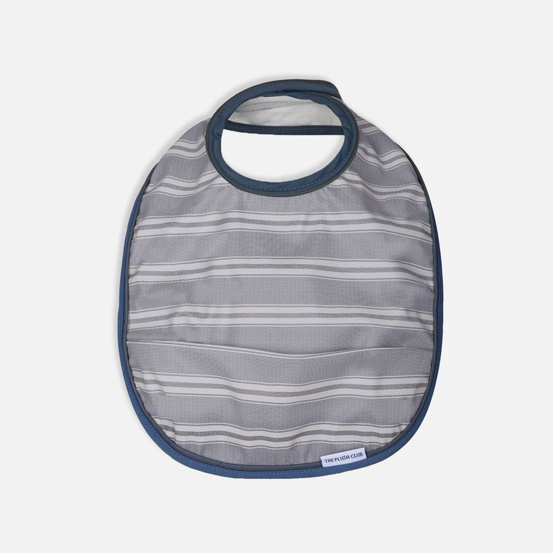 Pin Stripes | Waterproof Feeding Bib