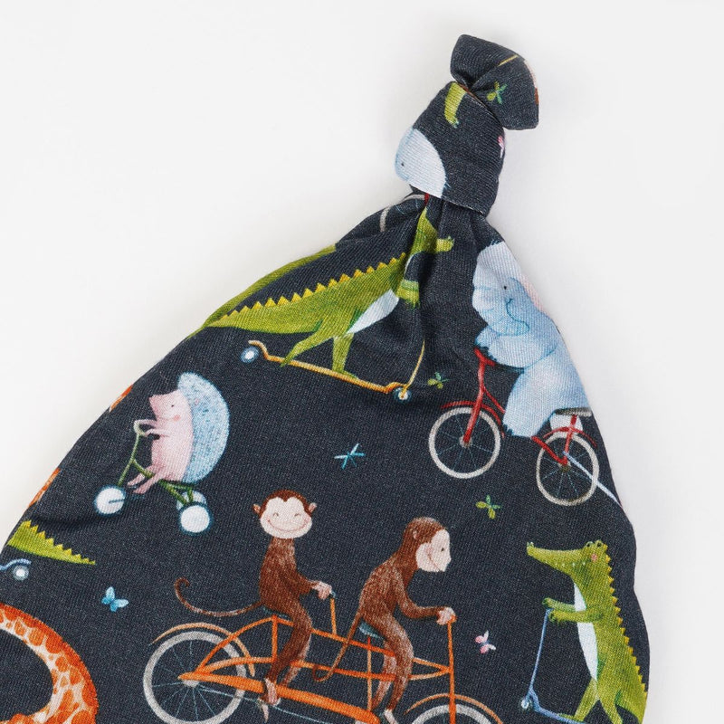 Cycle Safari Swaddle Blanket and Hat Set