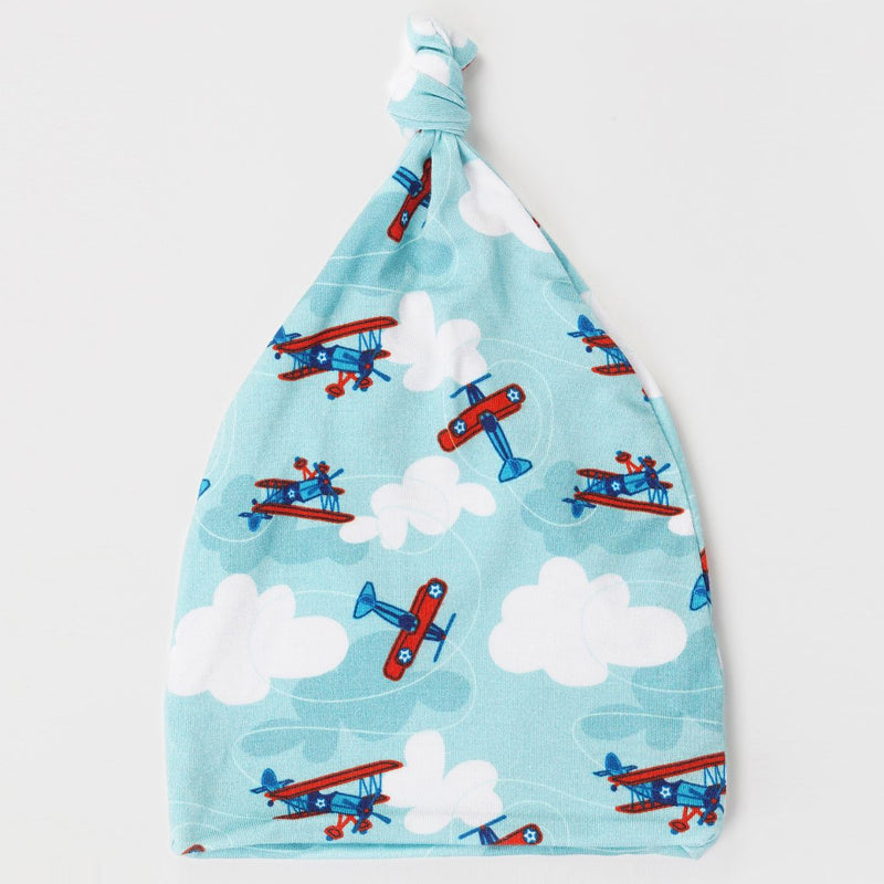 Jet Set Go Swaddle Blanket and Hat Set