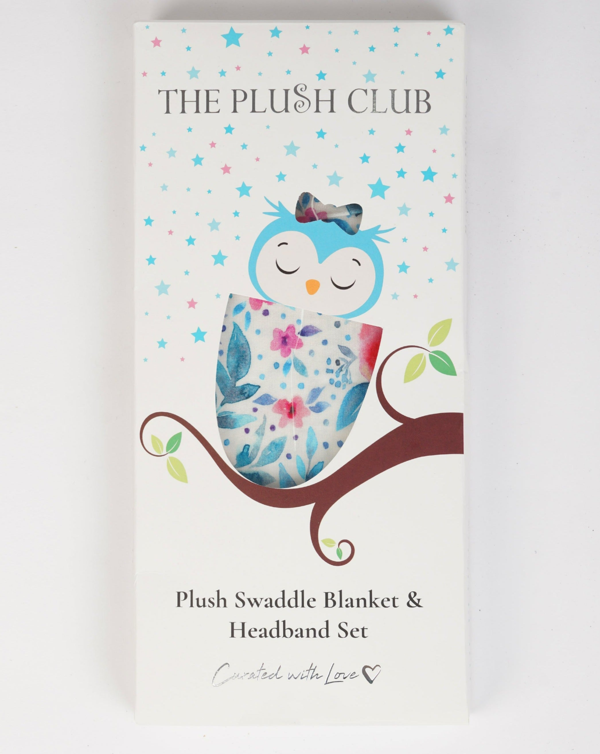 Lemon Angel Swaddle Blanket and Headband Set