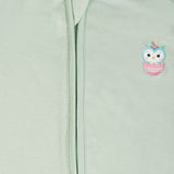 Signature Long Sleeves Zipper Romper (Mint Green)