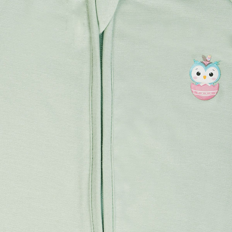 Signature Long Sleeves Zipper Romper (Mint Green)