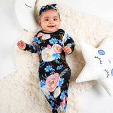 Blackrose Newborn Toffee Knot Gown