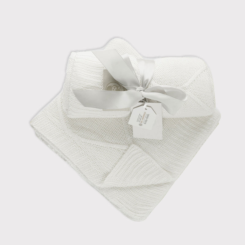 Pearl | Organic Bamboo Knit Blanket